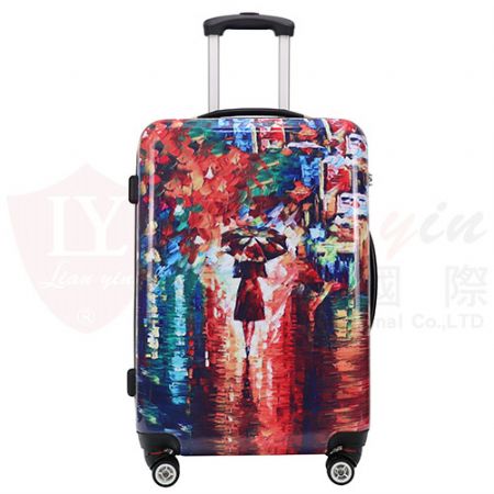 雨中即景 印花行李箱 OEM ODM 禮贈品客製